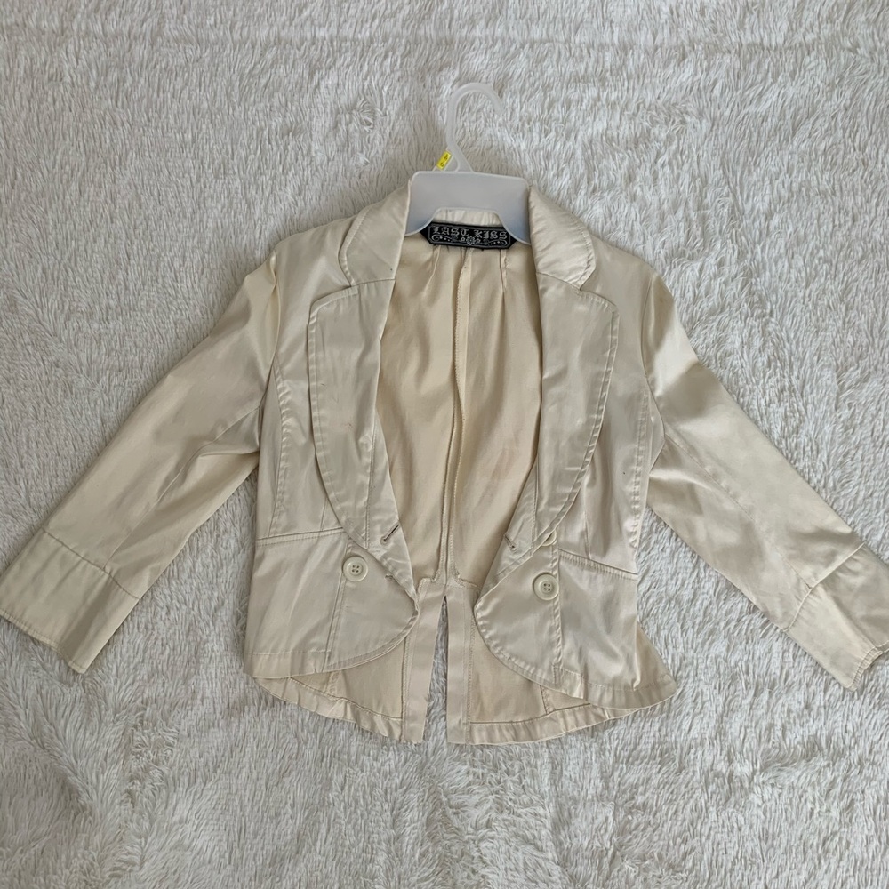 Vintage silk blazer